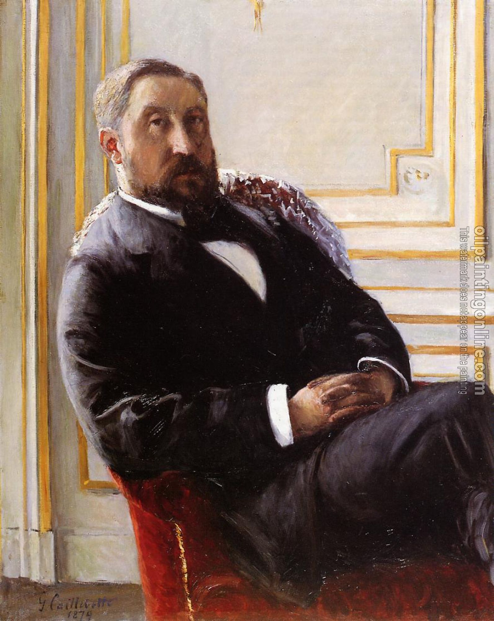 Gustave Caillebotte - Portrait of Jules Richemont